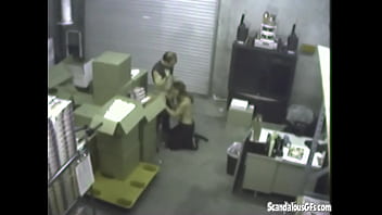 Fuckin’ Hot Warehouse Bj Action!