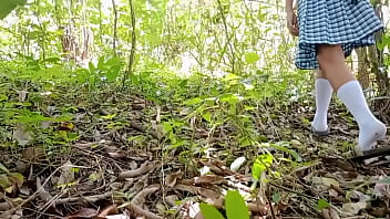 Filipina College Coed Sneaks Off With Campus Security For A Wild Jungle Pounding, Creaming Her Tight Young Pussy Raw