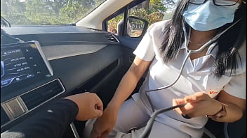 Filthy Pinay Nurse Gets Her Tight Pussy Pounded In Public, She Never Expected To Be Fucked So Hard Where Anyone Could See!